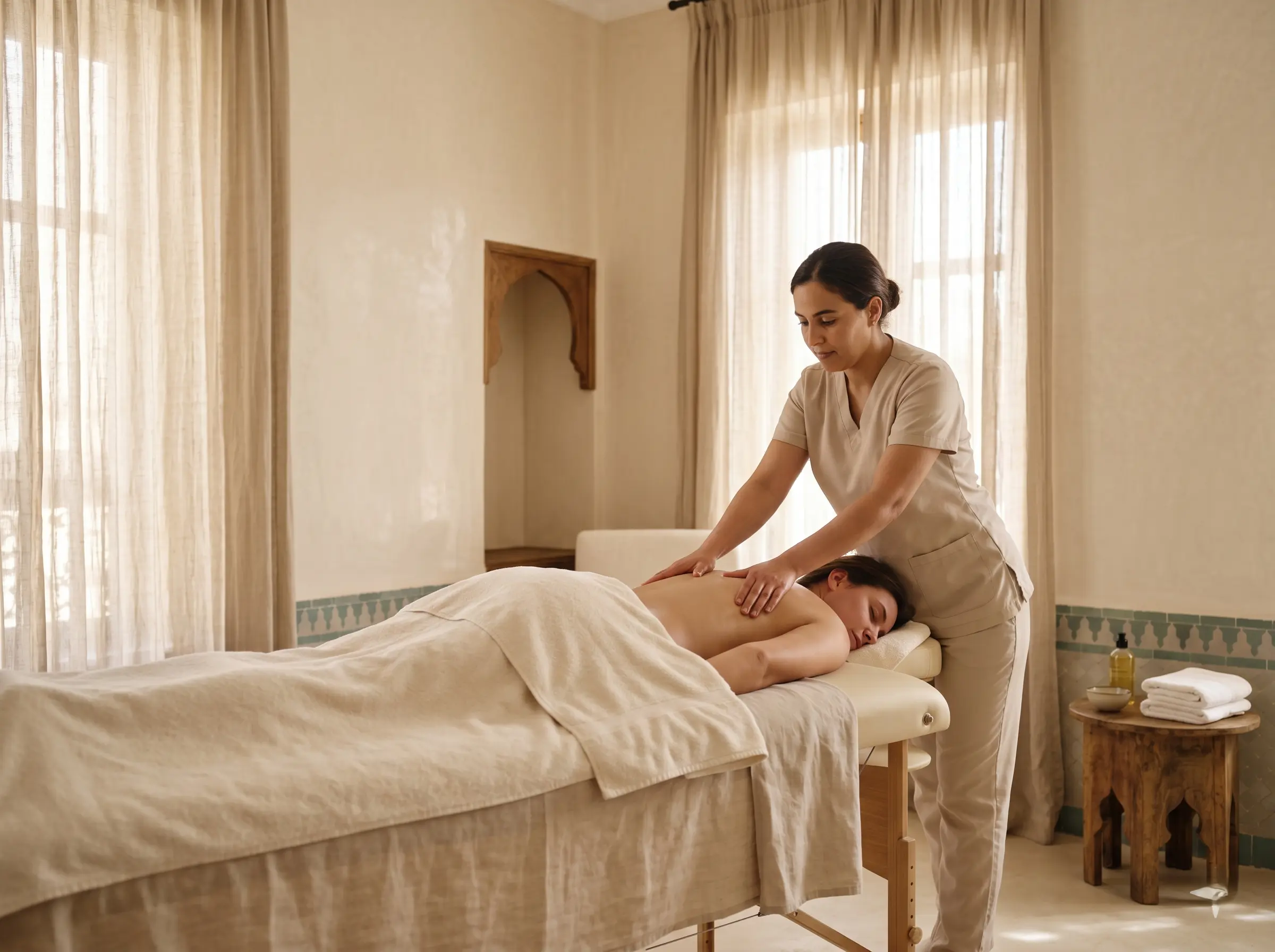 Massage relaxant à Essaouira
